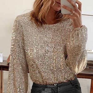 Nude sequence blouse